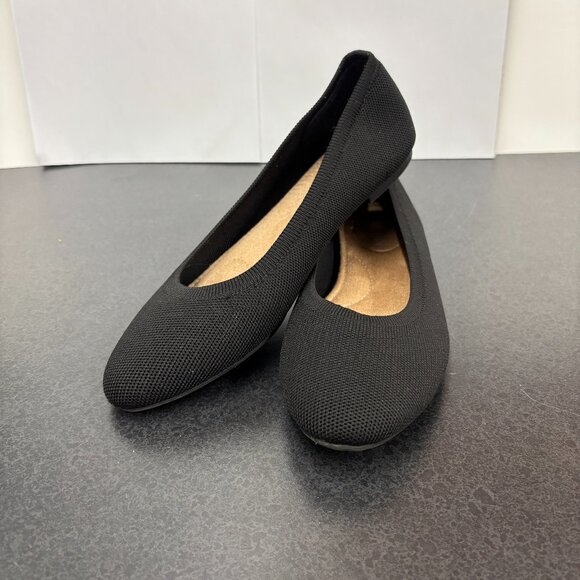Old Navy Womens Black Ballet Flats Womens Size 8 - Picture 1 of 7